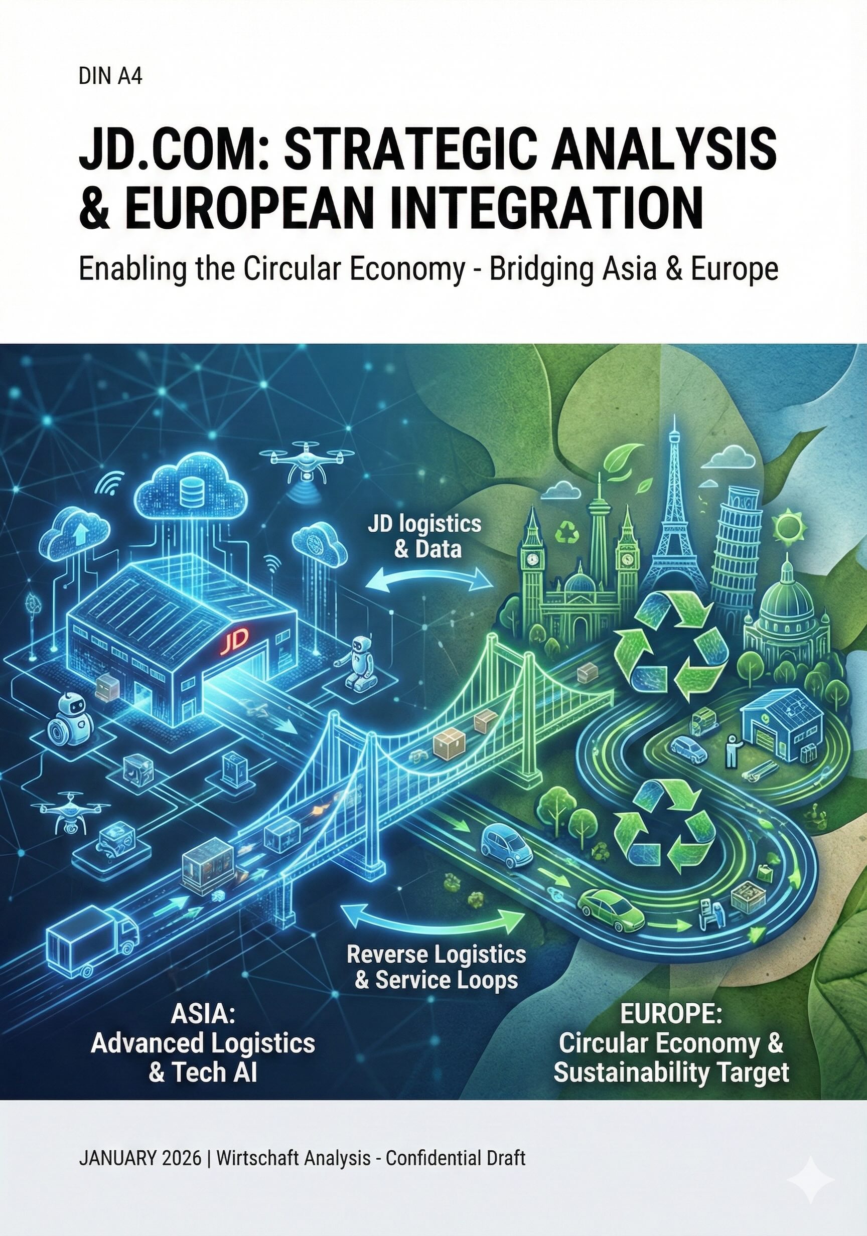 JD.com: O monopólio das infra-estruturas - Como o gigante chinês está a construir a espinha dorsal da economia circular da Europa 2050.
